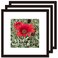 SKAOTUS 16x16 Picture Frame Black 3 Pack Solid Wood for Mat 12x12 Wall Mounting Square Poster Photo Frames