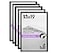 Americanflat 13x19 Picture Frame with Polished Plexiglass Set of 5 Galleria Collection Picture Frames for Wall Display Black