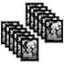 Americanflat 6x8 Picture Frame with Polished Plexiglass Set of 12 Signature Collection Picture Frames with Engineered Wood Photo Frame for Tabletop and Wall Display Black
