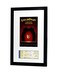 National Frames Broadway Playbill Ticket Frame Program Ticket Satin Black White Mat