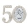 Roman Giftware Inc Caroline Collection Wedding Anniversary 325 H 50TH Rhinestone FrameReligious Inspirational Durable 4x1x3