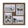 UMICAL 4x6 Picture Frames 4Opening Solid Wood Collage Picture Frames Vintage Style Distressed Photo Frames with Real Glass for Table Top Stand or Wall Hanging