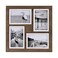 UMICAL 4x6 Picture Frames 4Opening Solid Wood Collage Picture Frames Vintage Style Distressed Photo Frames with Real Glass for Table Top Stand or Wall Hanging