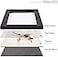icheesday Rustic Picture Frame 5x7Table Top or Wall Hanging Photo Frames with Glass Front 7 by 5Black