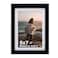KINLINK 5x7 Picture Frame Black Wooden Photo Frame Matted 4x6 with Plexiglass for 4x6 with Mat or 5x7 without Mat for Table and Wall Display