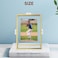AhaGo Gold Floating Frame 4x6 Vertical For Picture 35x5 2x3 1x2 Small Tabletop Photo Frame Classy Gift For Kids on Birthday