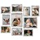 LUCKYLIFE Picture Frame Set 10Pack Gallery Wall Frame Collage with 8x10 5x7 4x6 Frames in Distressed White Finishes