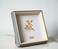 PLUSCHEN 6x6 Blue Beige Square Picture Frame 6x6 Resin Photo Frame Wall and Desktop Display Picture Frame Plexiglass