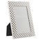 Lawrence Frames Metal Frame Diamond Pattern Silver 4x6