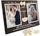 A'arkaJ AarkaJ 50th Anniversary Picture Frame for Parents 199 Years Then Now Anniversary Frame Gift for Couple Husband and Wife Wedding Keepsake with Number Inserts