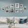 Vittanly Picture Frames Set of 10 Picture Frames Collage Wall Decor with Two 8x10 Four 5x7 and Four 4x6 Photo Frames Gallery Wall Frame Set for Wall or Tabletop Display Distressed White