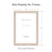 Autjvy 6x8 Picture Frame set of 2 Matte Brass Modern Simple Thin Aluminum Metal Photo Frame with HD Real Glass Display for Tabletop and Wall Collage 2 Pack