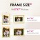 FIXSMITH 5x7 Picture Frame Bulk4 Pack Gold Picture Frames Collage Wall Decor Wall Tabletop Picture Frames Photo Frame with HD Plexiglass Display Pictures 4x6 with Mat or 5x7 Without Mat