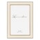 Lawrence Frames Metal Frame Polished Enamel Ivory 4x6