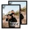 Heimlove 11x14 Picture Frame Set of 2Display Pictures 11x14Black Photo Frame with Shatter Resistant PlexiglassPicture Frames 11x14 Tabletop and Wall MountPoster Frame for Display Certificate Document