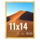LaVie Home 11x14 Picture Frame for Wall Display 11x14 Gold Picture Frame with HD Plexiglas 11 x 14 Poster Frame 1 Pack Display Frame for Vertical or Horizontal Classic Collection