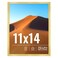 LaVie Home 11x14 Picture Frame for Wall Display 11x14 Gold Picture Frame with HD Plexiglas 11 x 14 Poster Frame 1 Pack Display Frame for Vertical or Horizontal Classic Collection