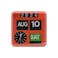Itigoitie Retro Modern 945 Inches Calendar Day Date Flip Desk Wall Clock BlackNo Battery Included Amber