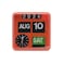 Itigoitie Retro Modern 945 Inches Calendar Day Date Flip Desk Wall Clock BlackNo Battery Included Amber