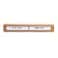 Cloudnola Texttime Wood Wall and Tabletop Flip Clock and Wall Decor Bamboo and White 24 inches Wide Battery Operated Digital Display Perfect for Living Room Kitchen Office and More