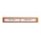 Cloudnola Texttime Wood Wall and Tabletop Flip Clock and Wall Decor Bamboo and White 24 inches Wide Battery Operated Digital Display Perfect for Living Room Kitchen Office and More