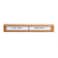 Cloudnola Texttime Wood Wall and Tabletop Flip Clock and Wall Decor Bamboo and White 24 inches Wide Battery Operated Digital Display Perfect for Living Room Kitchen Office and More