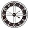 Growsun 24 Large Wall Clock Pure Metal Retro Heavy Duty Large Decor for Home Living Room Farmhouse