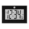 MARATHON Large Digital Wall Clock with 8 Display Black Easy to Read