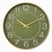 HZDHCLH Modern Wall Clocks Battery Operated10 inch Olive Green Clock for WallSilent Small Wall Clock for Living Room Bedroom Kitchen Office Nursery Decor