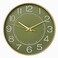 HZDHCLH Modern Wall Clocks Battery Operated10 inch Olive Green Clock for WallSilent Small Wall Clock for Living Room Bedroom Kitchen Office Nursery Decor