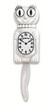 Kit Cat Klock Miss Kitty Cat Klocks White