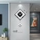 Lrfzhicg Modern Wall Clock for Living Room Decor Pendulum Large Silent Big Kitchen Wall Clock for Bedroom Black and White Decorative Office Non Ticking Battery Operated Wall Watch 26 Inch
