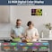 PERSUPER 13 Large Digital Wall Clock with Remote RGB Color Changing 25 Ringtones 0100 AutoCustom Brightness Temperature Calendar 1224H DST Timer for Living RoomBedroomOfficeElderly