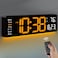 MASHI Digital Wall Clock 16 Large Display Digital Clock with Remote Control AutoDimming Wall Clock with Night Light DST Date WeekTemp for Living Room Bedroom Decor Gift for Elderly