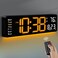 MASHI Digital Wall Clock 16 Large Display Digital Clock with Remote Control AutoDimming Wall Clock with Night Light DST Date WeekTemp for Living Room Bedroom Decor Gift for Elderly