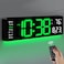 MASHI Digital Wall Clock 16 Large Display Digital Clock with Remote Control AutoDimming Wall Clock with Night Light DST Date WeekTemp for Living Room Bedroom Decor Gift for Elderly