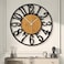 LEIKE Large Wall ClocksSilentNon TickingBattery Operated Rustic Round Modern Big Wood Wall Clock for Living Room BedroomKitchenFarmhouseOfficeHome Decor