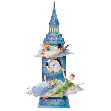 Enesco Disney Traditions by Jim Shore Peter Pan Time to Find Neverland Figurine Clock 1025 Inch Multicolor