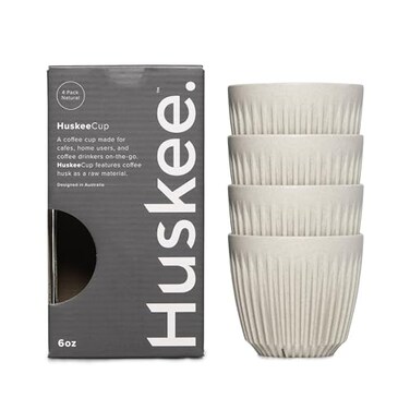 Huskee HuskeeCup 4Pack Natural 6oz