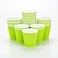 Restaurantware Ripple Wall Coffee Cups 25 Count 8 Ounce Insulated Eco Green Paper Cups Rolled Rim SpillResistant Disposable Paper NonSlip for Coffee Beverages