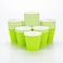 Restaurantware Ripple Wall Coffee Cups 25 Count 8 Ounce Insulated Eco Green Paper Cups Rolled Rim SpillResistant Disposable Paper NonSlip for Coffee Beverages