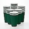 Restaurantware Ripple Wall Coffee Cups 25 Count 16 Ounce Insulated Forest Green Paper Cups Rolled Rim SpillResistant Disposable Paper NonSlip for Coffee Beverages
