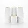Restaurantware Ripple Wall Coffee Cups 25 Count 4 Ounce Insulated White Paper Cups Rolled Rim SpillResistant Disposable Paper NonSlip for Coffee Beverages