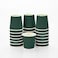 Restaurantware Ripple Wall Coffee Cups 25 Count 4 Ounce Insulated Forest Green Paper Cups Rolled Rim SpillResistant Disposable Paper NonSlip for Coffee Beverages