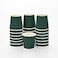 Restaurantware Ripple Wall Coffee Cups 25 Count 4 Ounce Insulated Forest Green Paper Cups Rolled Rim SpillResistant Disposable Paper NonSlip for Coffee Beverages