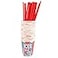 Fizz Creations ICEE Officially Licensed 20Pack Paper Slushie Cups Straws 9oz Disposable Frozen Drink Cups with Red Cardboard Straws for Parties Home and ICEE Machines