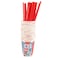 Fizz Creations ICEE Officially Licensed 20Pack Paper Slushie Cups Straws 9oz Disposable Frozen Drink Cups with Red Cardboard Straws for Parties Home and ICEE Machines