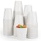 TV TOPVALUE 200 Pack 5 oz Paper Cups Disposable Small Bathroom Mouthwash White Cups for Office Parties Travel Picnics and Events