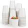 TV TOPVALUE 200 Pack 5 oz Paper Cups Disposable Small Bathroom Mouthwash White Cups for Office Parties Travel Picnics and Events
