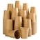 Clawsoff 300 Pack 5 oz Paper Cups Disposable Kraft Bathroom Cups 5 Ounce Espresso Coffee HotCold Beverage Cups for Home Kitchen Party